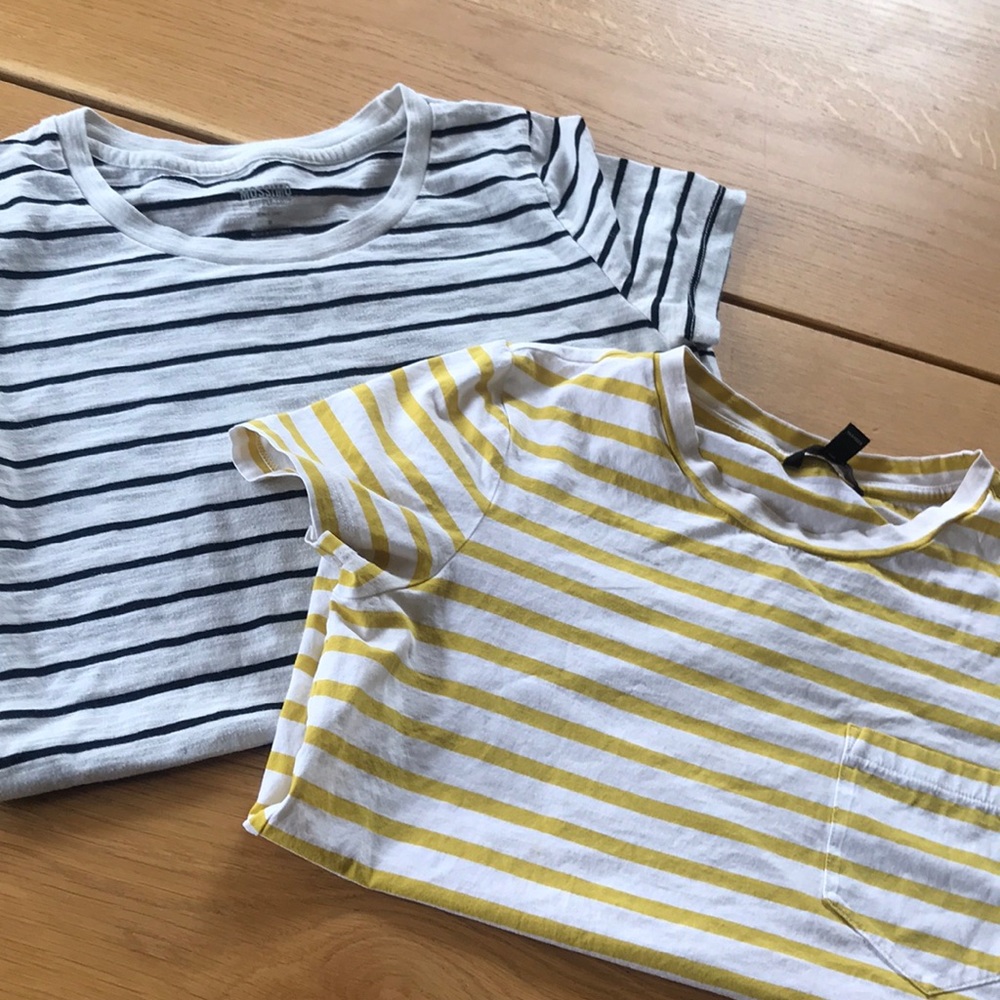 2 Striped Tees